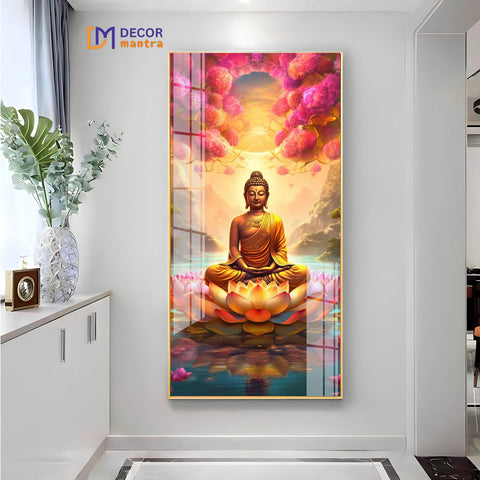 Lord Buddha Painting With Frame