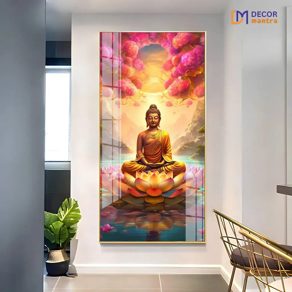Lord Buddha Painting With Frame DECORMANTRA