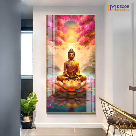 Lord Buddha Painting With Frame