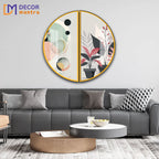 Symmetry in Nature and Form Acrylic Premium Painting DECORMANTRA