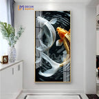 Yin and Yang: The Balance of Gold and Silver Koi Fish DECORMANTRA