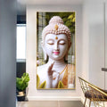 The Buddha Vertical Acrylic Premium Wall Decor DECORMANTRA