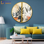 Green & Orange 2 Pieces Acrylic Premium Painting DECORMANTRA