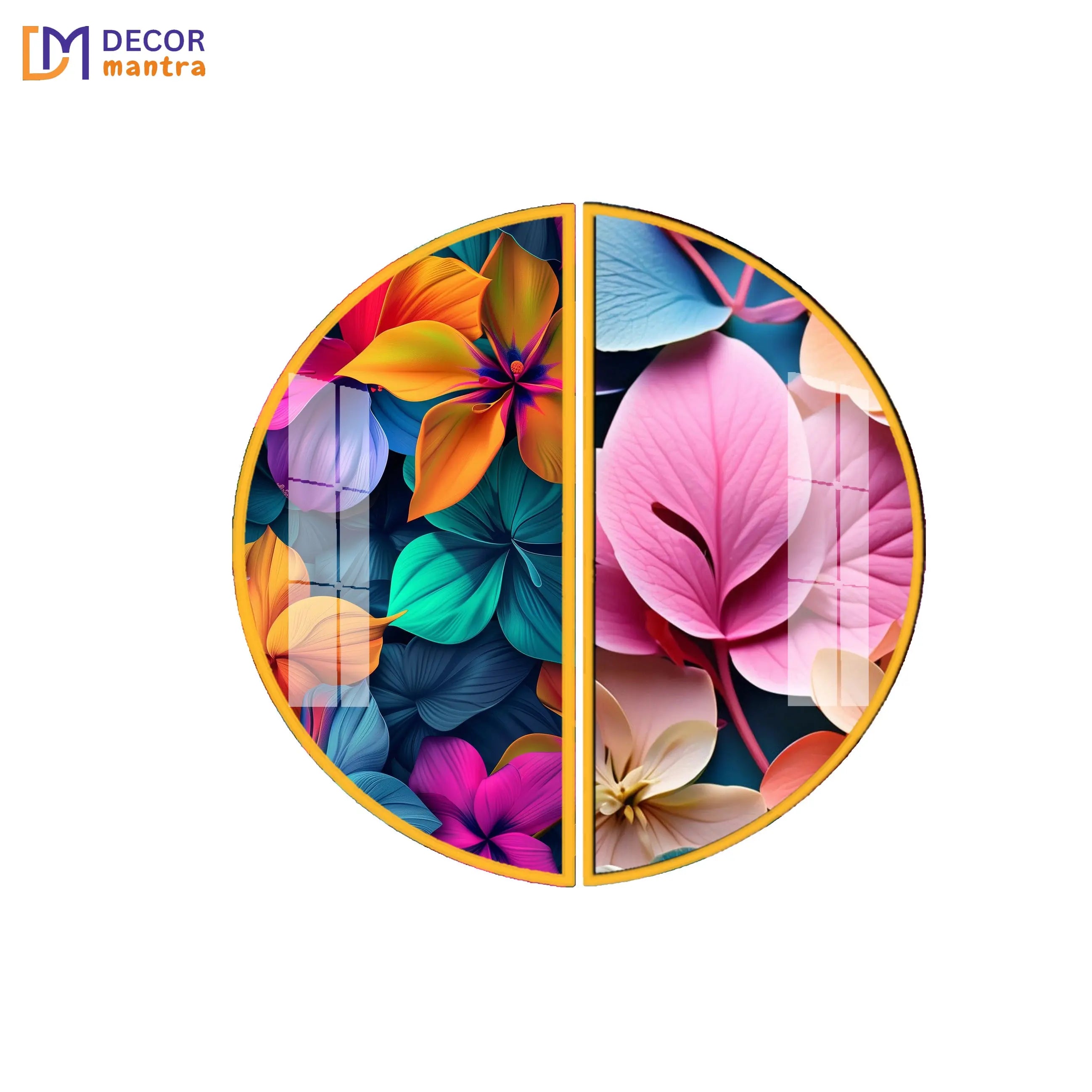 Paintings of Spring Flowers Acrylic Premium Painting DECORMANTRA