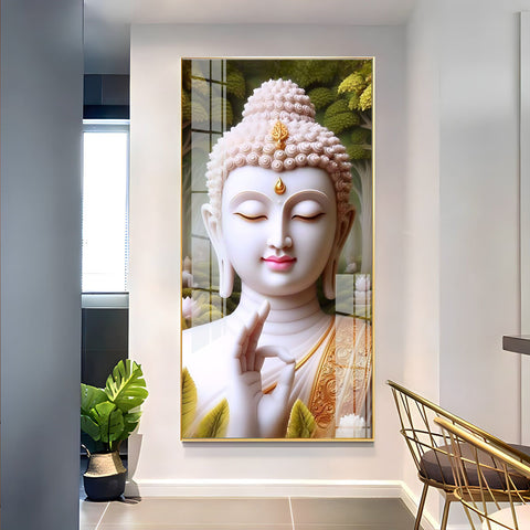 The Buddha Vertical Acrylic Premium Wall Decor