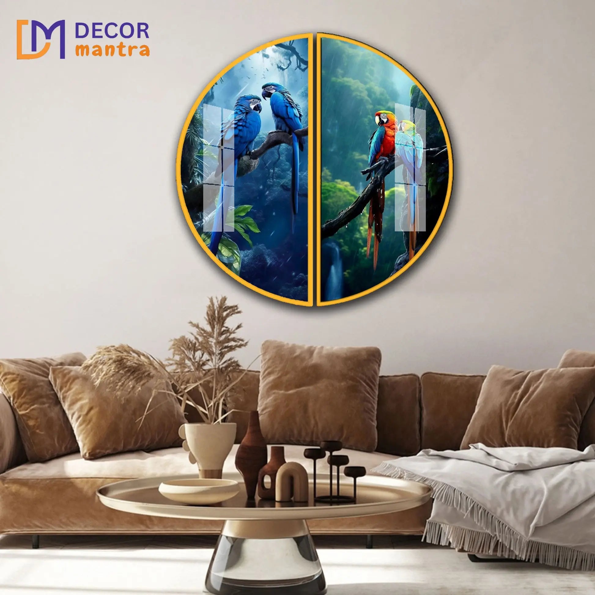 Parrot Acrylic Premium Painting DECORMANTRA