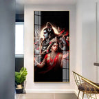 shiv Parivar Vertical Acrylic Premium Wall Deco DECORMANTRA
