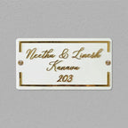 Classic Personalised Acrylic Nameplate - Harshita Craft