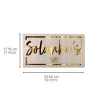 Classic Personalised Acrylic Nameplate - Harshita Craft