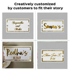 Classic Personalised Acrylic Nameplate - Harshita Craft