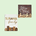 Personalised Acrylic Rectangular House Nameplate - Harshita Craft