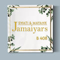 Personalised Acrylic Classy Square Nameplate - Harshita Craft