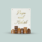 Personalised Acrylic Rectangular House Nameplate - Harshita Craft
