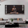 Minimal Buddha Zen Acrylic Wall Art   With Peaceful Spiritual Interior Design