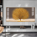 Modern Golden Tree Acrylic Wall Art   With Elegant Nature And Luxury Finish