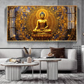 Radiant Buddha Premium Acrylic Horizontal Wall Art