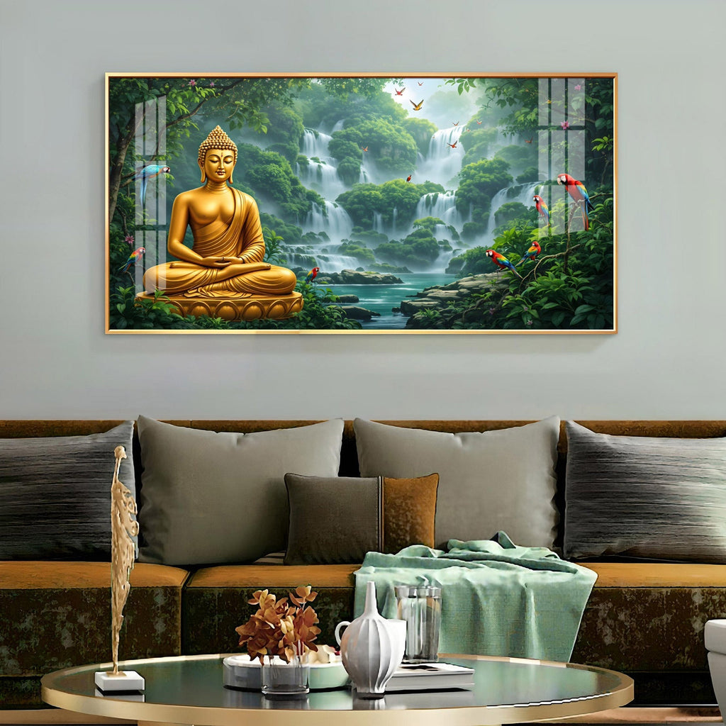 Ascendant Buddha Vision Premium Acrylic Horizontal Wall Art