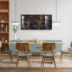 Luxury Golden Leaf Abstract Modern Art Acrylic wall painting