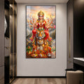 Goddess Durga Acrylic Painting for Home & Office Wall Decor