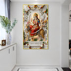 Luxury Durga Mata Acrylic Painting for Vastu Home Decor