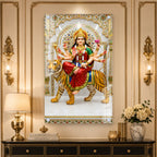 Modern Hindu Goddess Durga Acrylic Wall Art for Home Decor, Office and Meditation Space