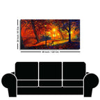 Abstract Art scenery of Park Wall Painting DECORMANTRA
