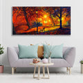 Abstract Art scenery of Park Wall Painting DECORMANTRA