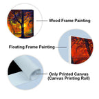 Abstract Art scenery of Park Wall Painting DECORMANTRA