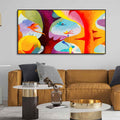 Abstract Bird Flying Premium Canvas Wall Painting DECORMANTRA