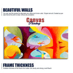 Abstract Bird Flying Premium Canvas Wall Painting DECORMANTRA