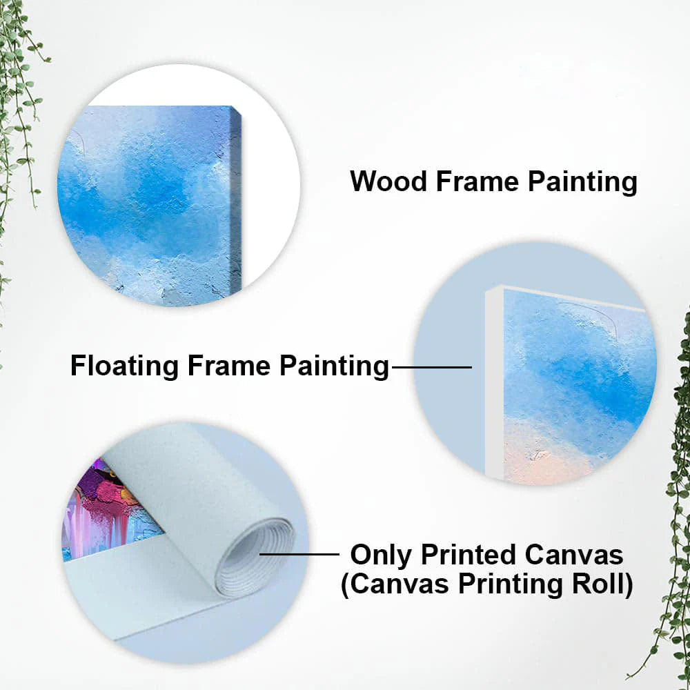 Abstract Colorful Sea Sailing Boats Canvas Wall Painting DECORMANTRA