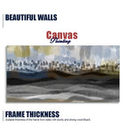 Abstract Dark Gray Splash Background Premium Canvas Wall Painting DECORMANTRA