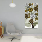 Abstract Flowers Designer Art Canvas Wall Painting DECORMANTRA