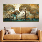 Abstract Forest Tree Artistic Art Canvas Wall Painting DECORMANTRA