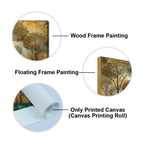 Abstract Forest Tree Artistic Art Canvas Wall Painting DECORMANTRA