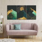 Abstract Mountains and Line Art Wall Painting of 3 Pieces DECORMANTRA