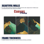 Abstract Mountains and Line Art Wall Painting of 3 Pieces DECORMANTRA