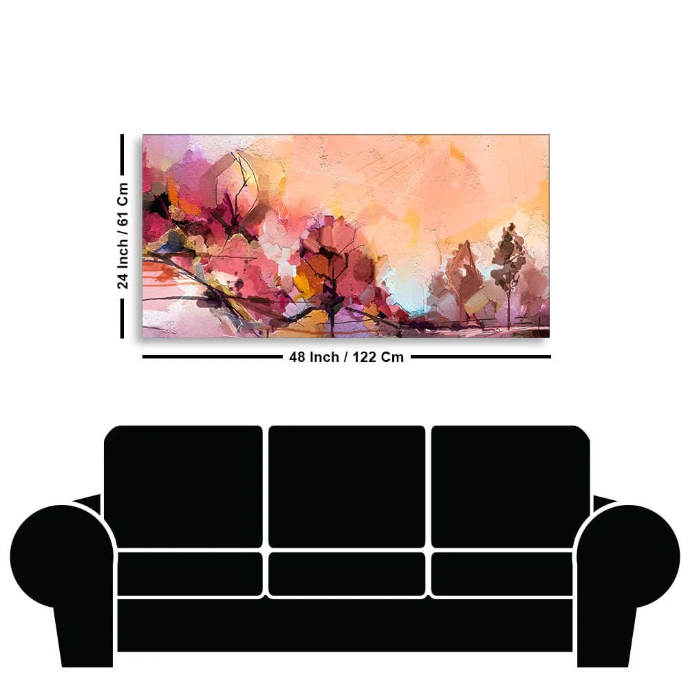 Abstract landscape Contemporary art Canvas Wall Painting DECORMANTRA