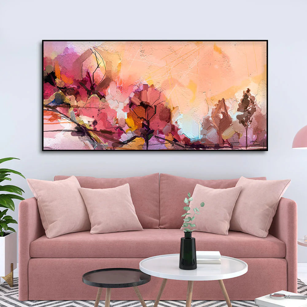 Abstract landscape Contemporary art Canvas Wall Painting DECORMANTRA