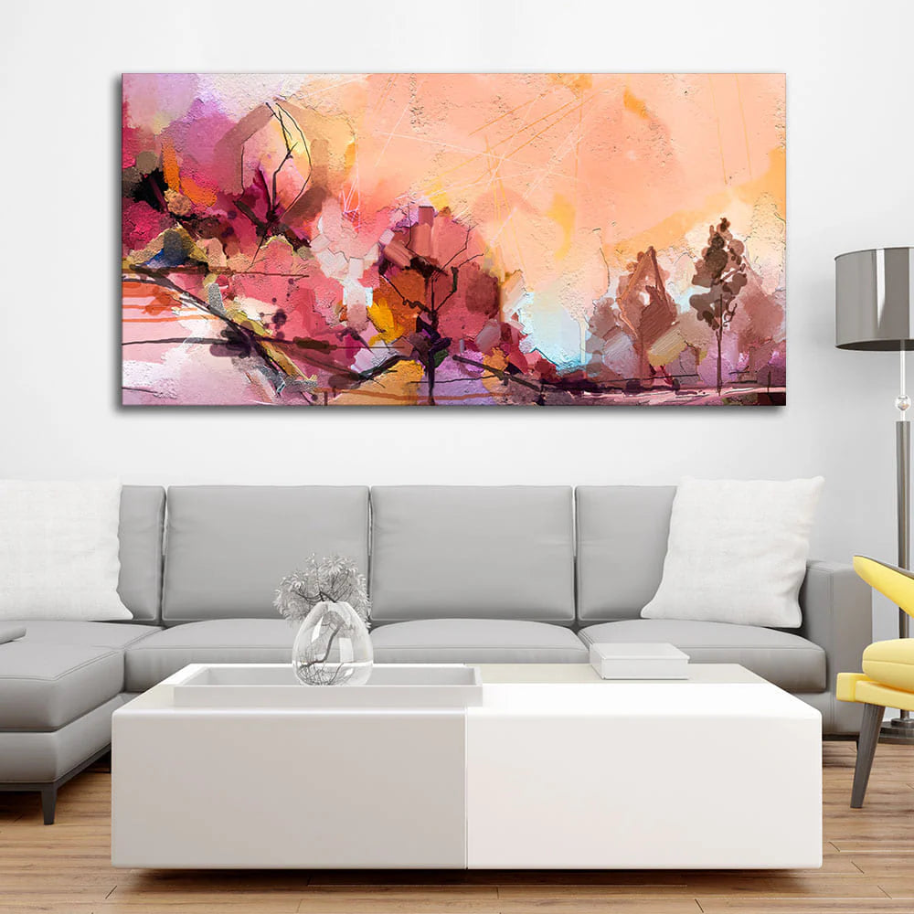 Abstract landscape Contemporary art Canvas Wall Painting DECORMANTRA