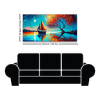 Amazing Scenery of Night View Canvas Wall Painting Decor Mantra