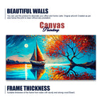 Amazing Scenery of Night View Canvas Wall Painting Decor Mantra