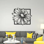 Amazing Sunflower Metal Wall Art - Decor Mantra 