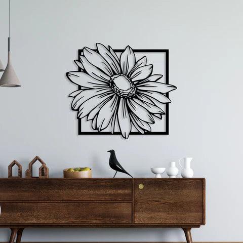 Amazing Sunflower Metal Wall Art - Decor Mantra 
