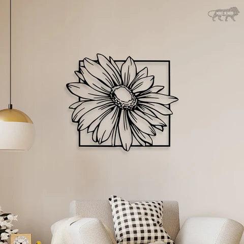 Amazing Sunflower Metal Wall Art - Decor Mantra 
