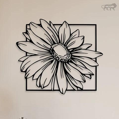 Amazing Sunflower Metal Wall Art - Decor Mantra 