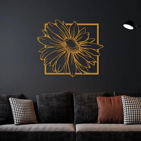 Amazing Sunflower Metal Wall Art - Decor Mantra 
