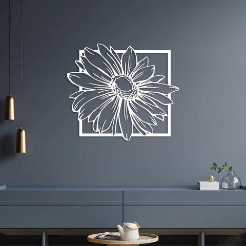 Amazing Sunflower Metal Wall Art - Decor Mantra 