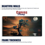 Amazing Tree Under the Moonlight Premium Painting DECORMANTRA