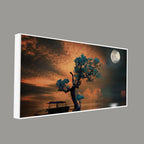 Amazing Tree Under the Moonlight Premium Painting DECORMANTRA